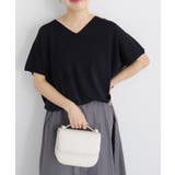 ブラック | ネックが選べるフレンチドルマンニット ニット 接触冷感 | Pierrot