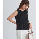 リボンモチーフノースリーブニット ニット ノースリーブ | Pierrot | 詳細画像21 