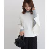 袖ボタン2wayニット ニット 袖ボタン | Pierrot | 詳細画像15