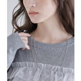 フリルチュールラメ入りニット ニット ラメ | Pierrot | 詳細画像8