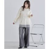 フリルチュールラメ入りニット ニット ラメ | Pierrot | 詳細画像27