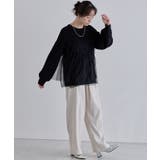 フリルチュールラメ入りニット ニット ラメ | Pierrot | 詳細画像32