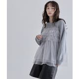 フリルチュールラメ入りニット ニット ラメ | Pierrot | 詳細画像21