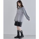 フリルチュールラメ入りニット ニット ラメ | Pierrot | 詳細画像22