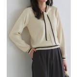 配色ボウタイニット ニット ボウタイ | Pierrot | 詳細画像19 