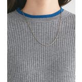 バイカラーフレアスリーブリブニット ニット フレアスリーブ | Pierrot | 詳細画像4 