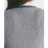 バイカラーフレアスリーブリブニット ニット フレアスリーブ | Pierrot | 詳細画像6 