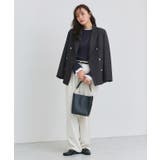 バイカラーフレアスリーブリブニット ニット フレアスリーブ | Pierrot | 詳細画像25 