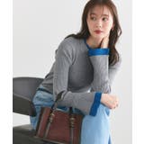 バイカラーフレアスリーブリブニット ニット フレアスリーブ | Pierrot | 詳細画像18 