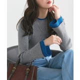 バイカラーフレアスリーブリブニット ニット フレアスリーブ | Pierrot | 詳細画像19 