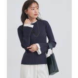 バイカラーフレアスリーブリブニット ニット フレアスリーブ | Pierrot | 詳細画像21 