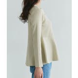 襟付きＶネックぺプラムカーディガン カーディガン 襟 | Pierrot | 詳細画像8 