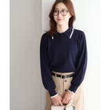 スカラップポロニット ニット 着心地 | Pierrot | 詳細画像14