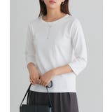 オフホワイト | 選べる袖シンプルTシャツ Tシャツ 選べる袖 | Pierrot