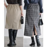 丈と柄が選べるカシミヤタッチIラインスカート スカート カシミヤタッチ | Pierrot | 詳細画像13