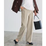 グレージュ | カシミヤタッチセミルーズストレートパンツ パンツ カシミヤタッチ | Pierrot