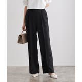 ブラック | ラクしてキレイ！ストレッチストレートパンツ パンツ センタープレス | Pierrot