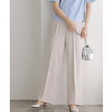 ライトグレージュ | ラクしてキレイ！ストレッチストレートパンツ パンツ センタープレス | Pierrot