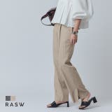[RASW]リネン混ストライプストレートパンツ パンツ ストレートパンツ | Pierrot | 詳細画像1 