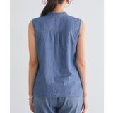 シャンブレーフリルノースリーブブラウス ブラウス フリル | Pierrot | 詳細画像7 