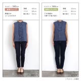 シャンブレーフリルノースリーブブラウス ブラウス フリル | Pierrot | 詳細画像10 