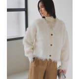 アイボリー | [RASW]2wayシャギーニットカーディガン カーディガン ニット | Pierrot