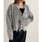 グレー | [RASW]2wayシャギーニットカーディガン カーディガン ニット | Pierrot