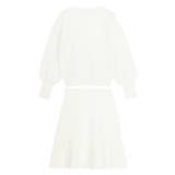 オフホワイト | ミニスカートニットセットアップ ニットトップス ミニスカート | Pierrot