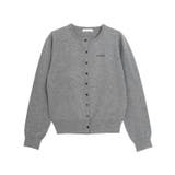 杢グレー | [RASW]ビスコース刺繍ロゴカーディガン RASW カーディガン | Pierrot