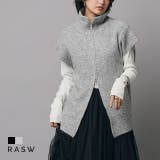 ダブルジップハイネックニットベスト ニット ベスト | Pierrot | 詳細画像1