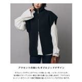 ダブルジップハイネックニットベスト ニット ベスト | Pierrot | 詳細画像17