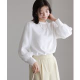 2wayオーガンジースリーブブラウス ブラウス 2way | Pierrot | 詳細画像17 