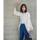 2wayオーガンジースリーブブラウス ブラウス 2way | Pierrot | 詳細画像22 