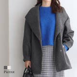 ダブルフェイスタックスリーブコート コート ダブルフェイス | Pierrot | 詳細画像1