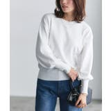 オフホワイト | コットンミックスボリュームニットプルオーバー ニット コットンミックス | Pierrot