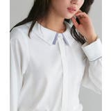 重ね襟風デザインブラウス ブラウス 重ね襟風デザイン | Pierrot | 詳細画像28 