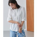 フロッキードットチュールパフブラウス ブラウス ドット | Pierrot | 詳細画像24 