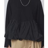 バルーン切り替えカットソー カットソー タフタ素材 | Pierrot | 詳細画像7 