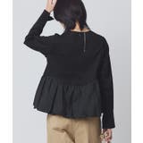 バルーン切り替えカットソー カットソー タフタ素材 | Pierrot | 詳細画像10 