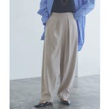 グレージュ | [RASW]インタックカーブパンツ パンツ カーブシルエット | Pierrot