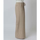 [RASW]ダブルウエストサイドラインパンツ パンツ リネンライク | Pierrot | 詳細画像7 