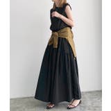 タフタギャザードッキングワンピース ワンピース カットソー | Pierrot | 詳細画像32