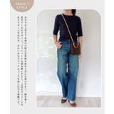 [RASW]ビスコース半袖リブニット ニット 半袖 | Pierrot | 詳細画像4 