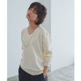 [RASW]ビスコースVネックルーズニット ニット Vネック | Pierrot | 詳細画像26 