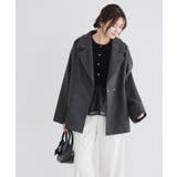 シンプルテーラーカラーコート コート シンプル | Pierrot | 詳細画像32 