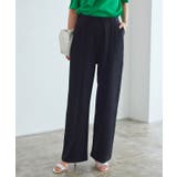 ブラック | [RASW]ハイストレッチ多機能ストレートパンツ 厚み 着心地 | Pierrot