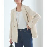 エクリュ | 【Akaneさんコラボアイテム】[RASW]ウォッシャブルリネンタッチジャケット… | Pierrot