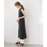 ミニポケットロングノースリワンピースワンピース ドレープスパン カットソー | Pierrot | 詳細画像5