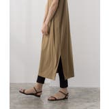 ミニポケットロングノースリワンピースワンピース ドレープスパン カットソー | Pierrot | 詳細画像8