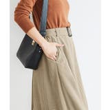 コーデュロイ フレアスカート スカート フレア ロング丈 ベルト付き | Pierrot | 詳細画像5 